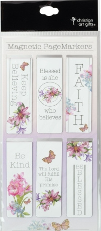 Magnetische Buchzeichen Motif 'Blessing from Above' - 6er Set auf Englisch