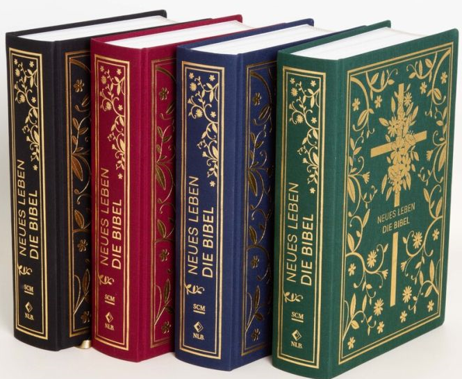 Neues Leben, Bibel - Golden Grace Edition - gebunden, Gewebeinband, Einspaltig, Bordeauxrot