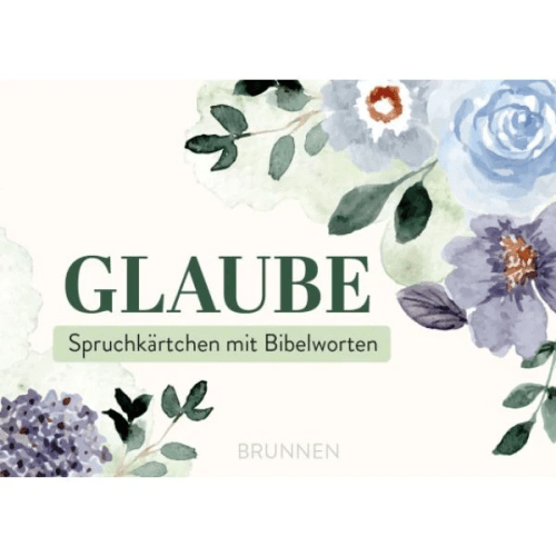 Glaube (50 Kärtchen) - Spruchkärtchen mit Bibelworten