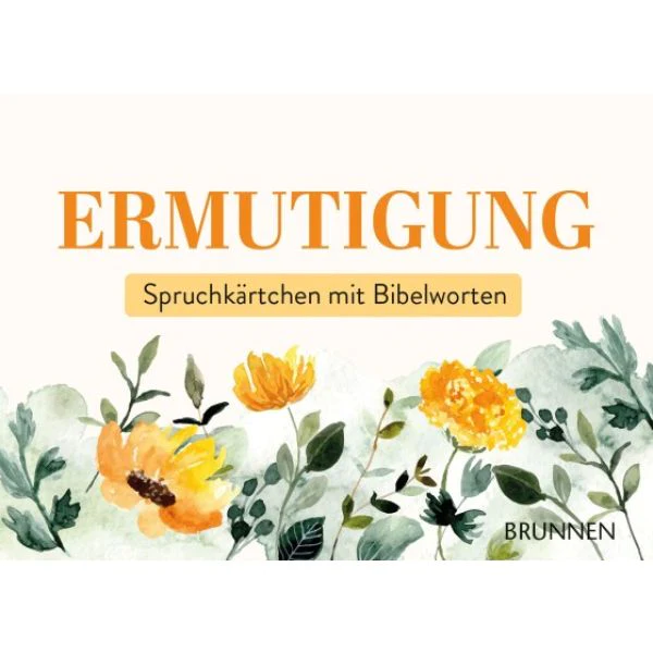 Ermutigung (50 Kärtchen) - Spruchkärtchen mit Bibelworten