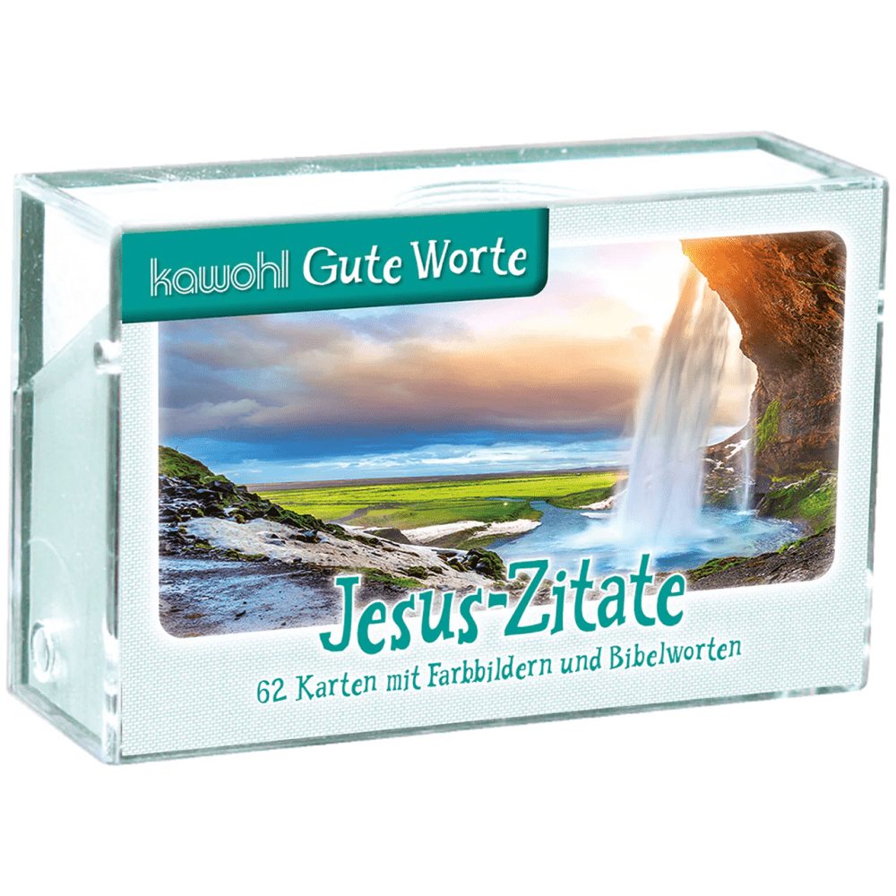 Jesus-Zitate - 62 Karten mit Farbbildern und Bibelworten - Gute-Worte-Box