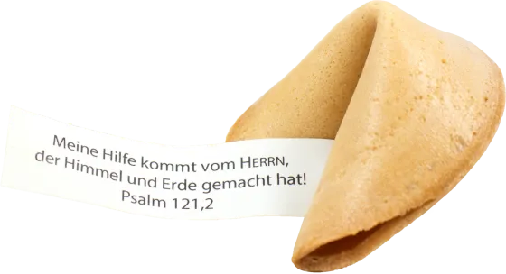 Bibelkeks - Mittendrin Ein Wort von Gott - mehr als ein Glückskeks!