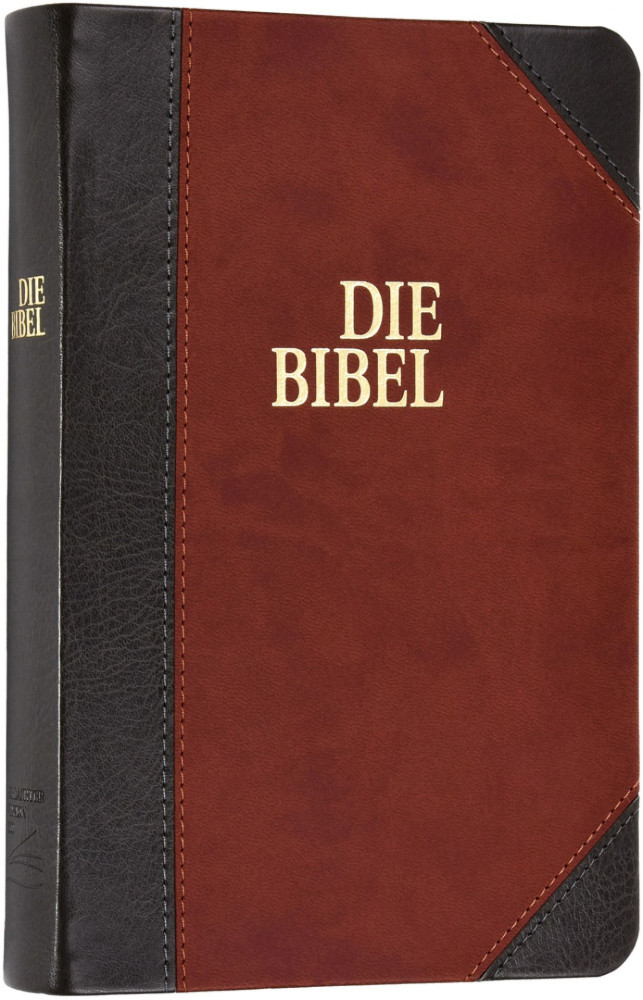Schlachter Bibel 2000-Taschenausgabe - mit Parallelstellen - Kunstleder - Grau-braun - neue...