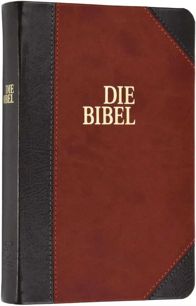 Schlachter Bibel 2000-Taschenausgabe - mit Parallelstellen - Kunstleder - Grau-braun - neue...