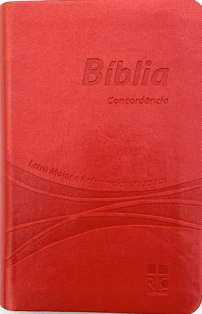 Portugiesisch, Bibel Almeida revidiert und korrigiert, rot, Weisschnitt