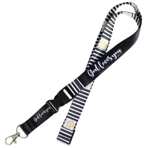 God loves you - Lanyard - Schlüsselband ca. 2 x 90 cm