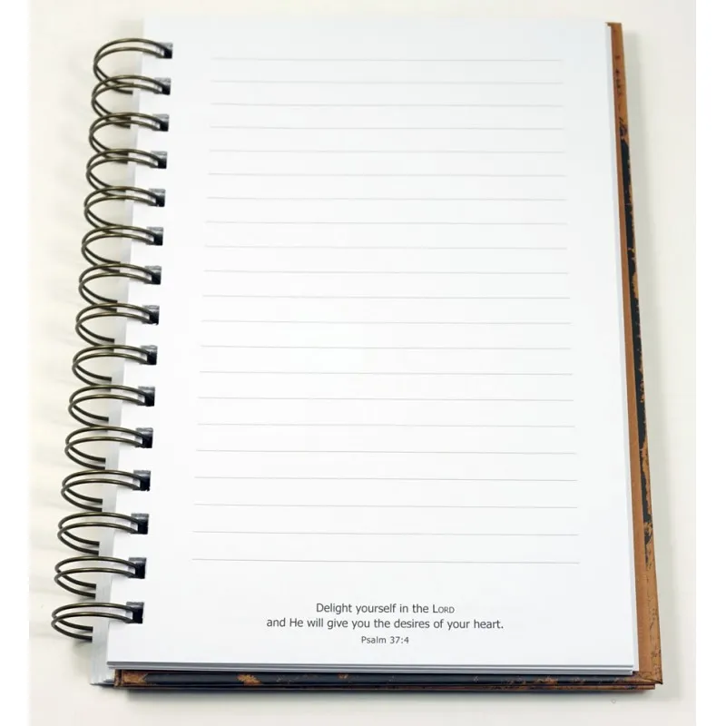 Notizbuch - Hope and Anchor / Hoffnung und Anker / Heb 6:19 - mit Spiralbindung, schwarz,...