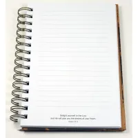 Notizbuch - Hope and Anchor / Hoffnung und Anker / Heb 6:19 - mit Spiralbindung, schwarz,...