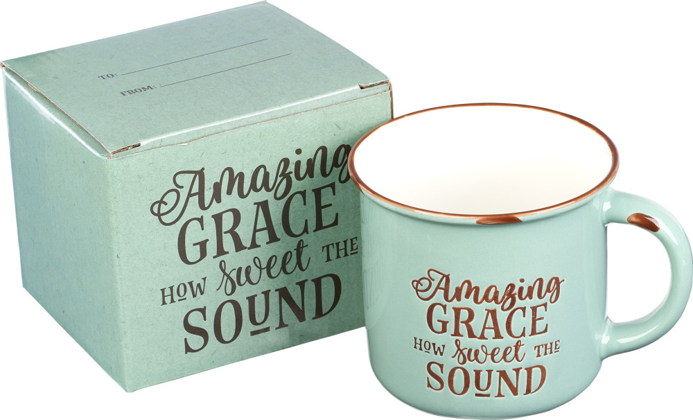 Tasse - Amazing Grace - türkis, 390ml