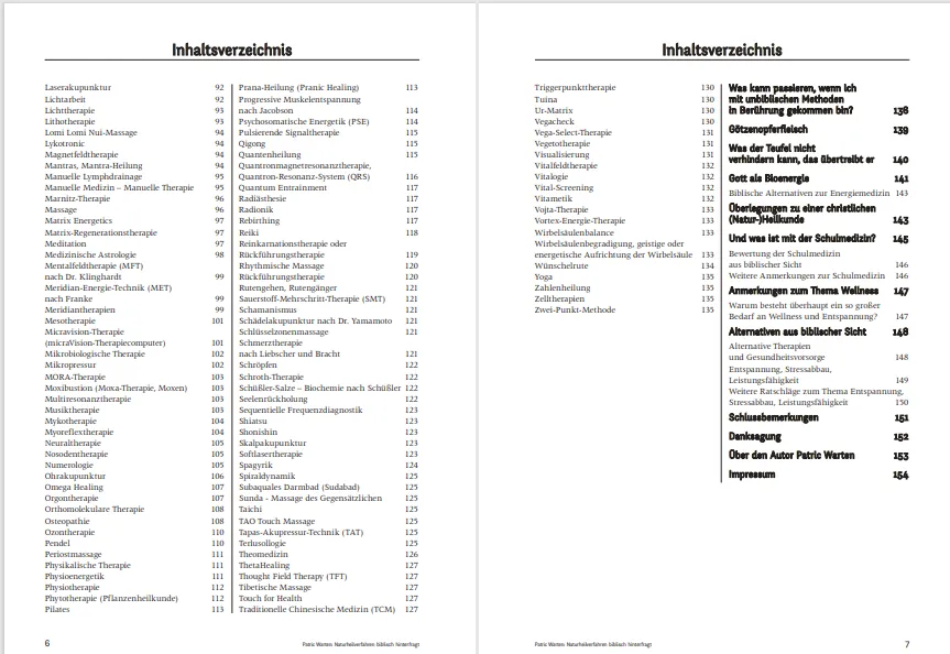 Naturheilverfahren biblisch hinterfragt