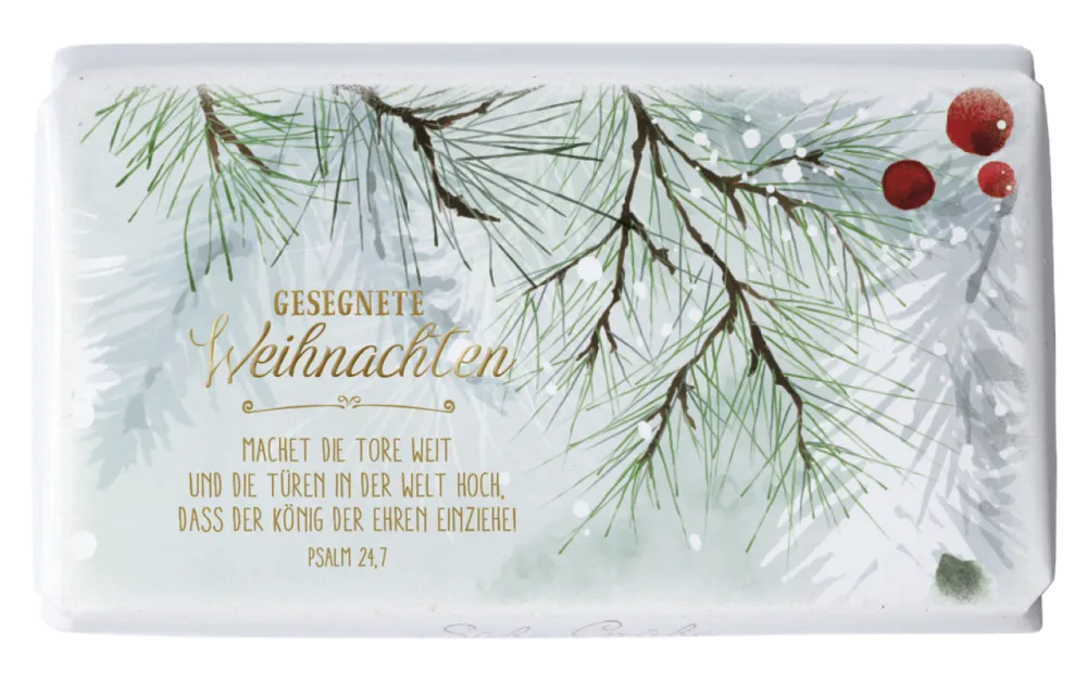 Schokolade Weihnachten Machet die Tore weit - Psalm 24,7
