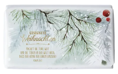 Schokolade Weihnachten Machet die Tore weit - Psalm 24,7