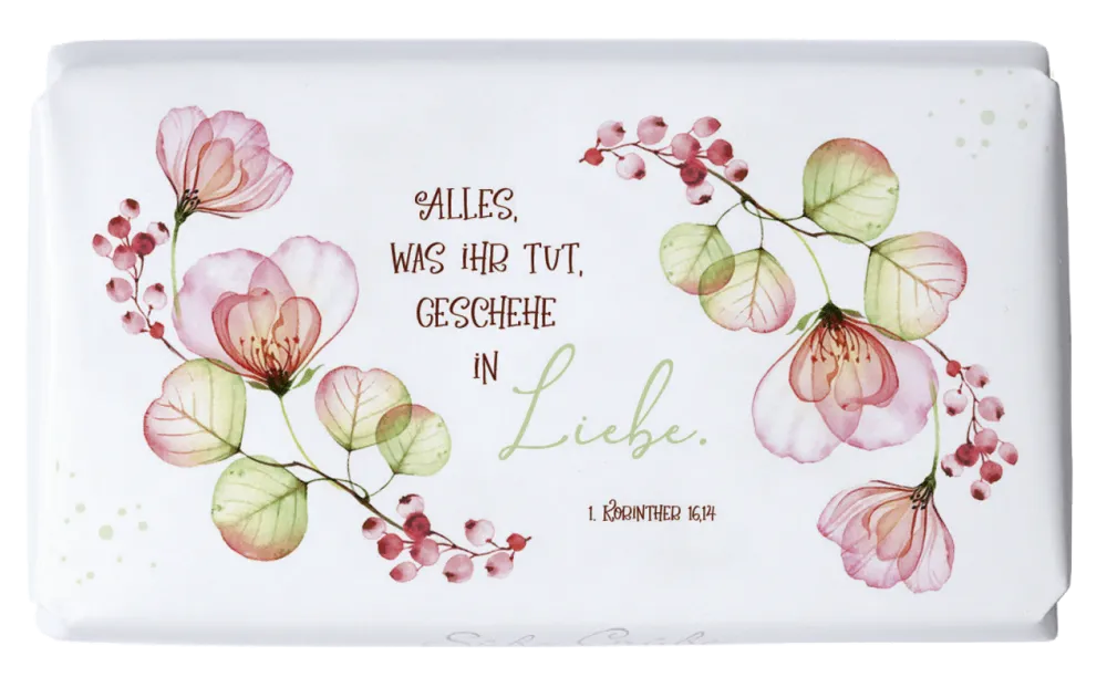 Schokolade Jahreslosung - 1. Kor. 16,14