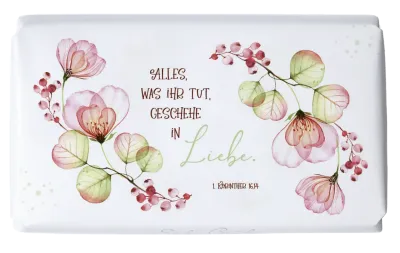 Schokolade Jahreslosung - 1. Kor. 16,14