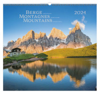 Berge dreisprachig: Deutsch, Französisch, Englisch - Wandkalender