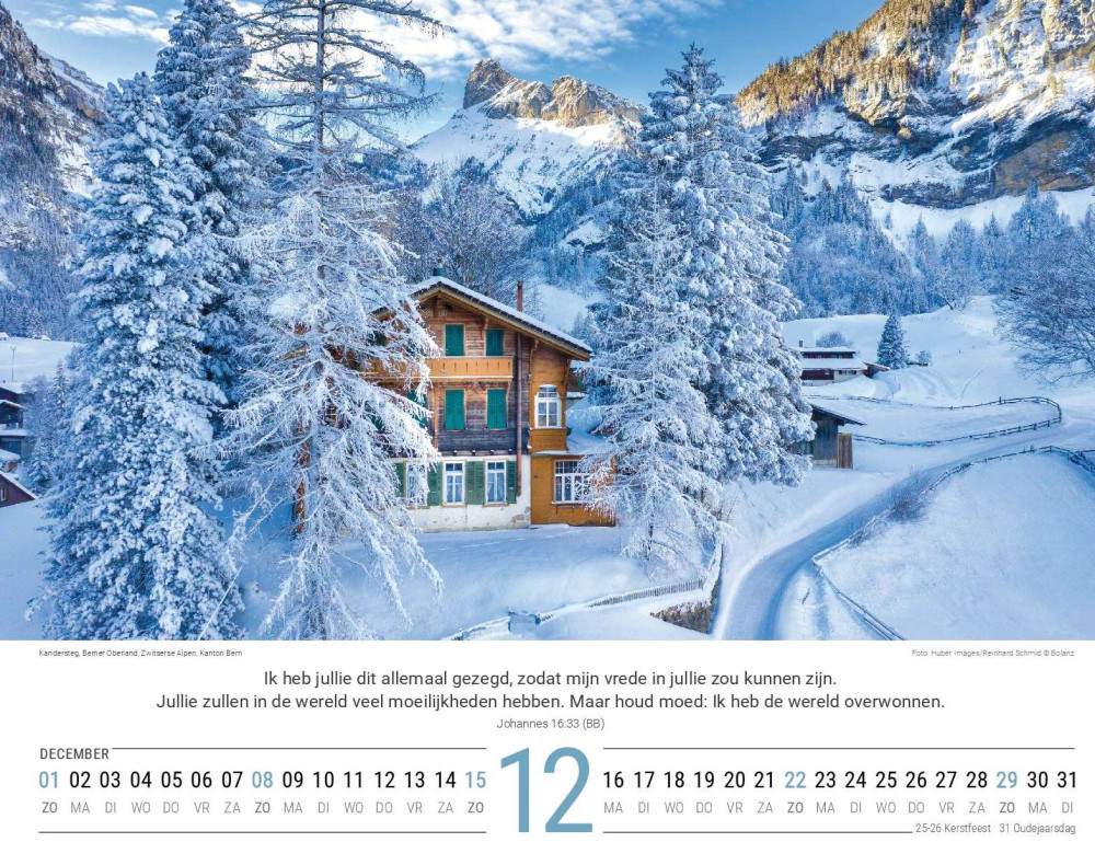 Schweizer Bildkalender - Niederländisch, Wandkalender