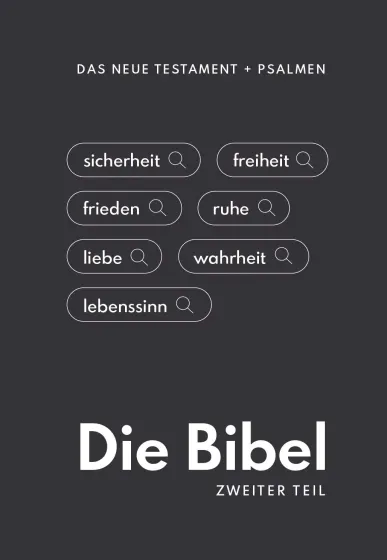 Das Neue Testament mit Psalmen klein, anthrazit
