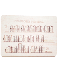 Puzzle Die Bücher der Bibel aus Holz - Die Bücher der Bibel spielerisch auswendig lernen.