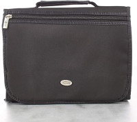 Black Micro-Fiber Tri-fold Organizer Bible Cover