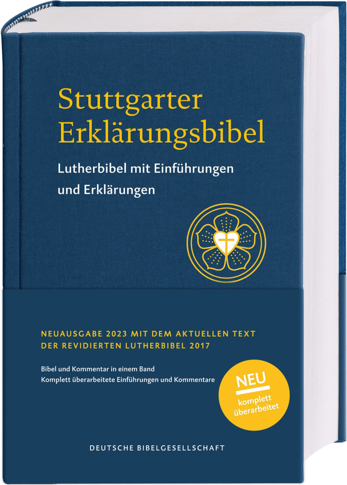 Stuttgarter Erklärungsbibel - Lutherbibel Standardausgabe (Leinen blau) - Lutherbibel 2017 mit...