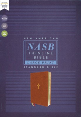 Englisch, Bibel New American Standard Bible, Grossdruck, Kunstleder, braun