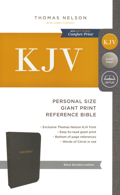 Englisch, Bibel King James Version, Grossdruck, schwarz