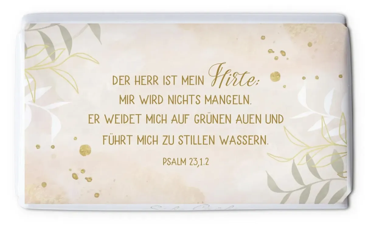 Schokolade Der Herr ist mein Hirte - Psalm 23,1.2