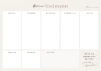 Mein Wochenplan - Fatzer alive
