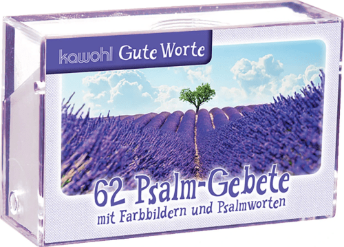 62 Psalm-Gebete - 62 Karten mit Farbbildern und Psalmworten - Gute-Worte-Box