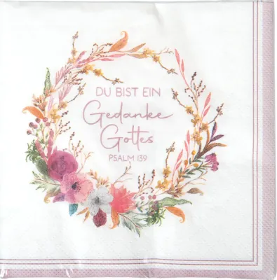 Du bist ein Gedanke Gottes - Servietten (20 Stück)