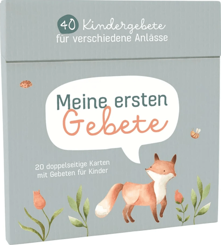 Meine ersten Gebete (20 Karten in Schachtel) - 40 Kindergebete für verschiedene Anlässe