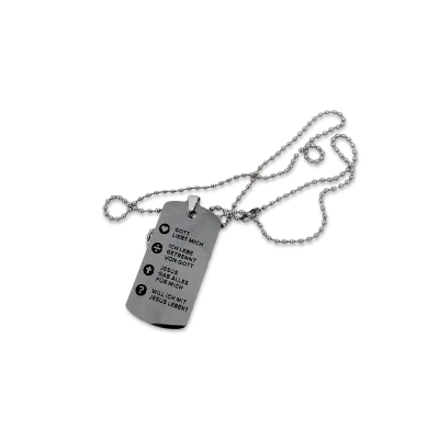 The Four Dog Tag - Kette mit Anhänger
