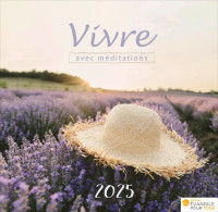 Vivre, avec méditations - Calendrier cartes postales, de table