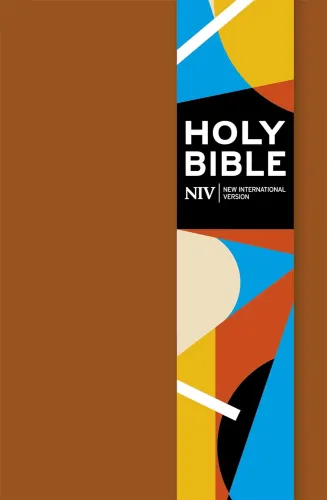 Anglais, Bible NIV, New International Version, petit format, couverture souple brun, avec fermoir...