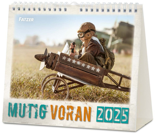 Mutig voran - Tischkalender Postkartenformat