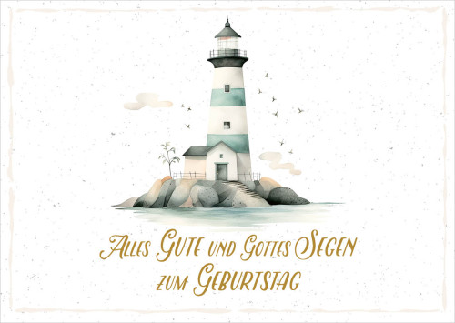 Postkarten Leuchtturm