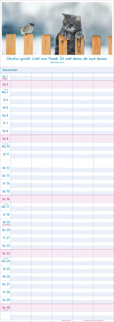 Multiplaner - Posterkalender