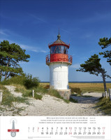 Leuchttürme, Phares, Lighthouses Dreisprachig Deutsch, Französisch, Englisch - Super-Wandkalender