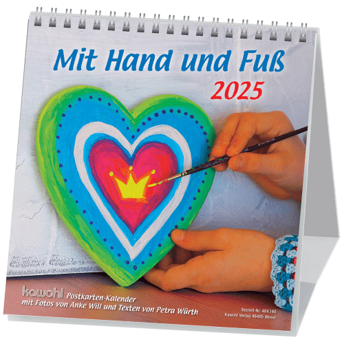 Mit Hand und Fuss - Postkartenkalender