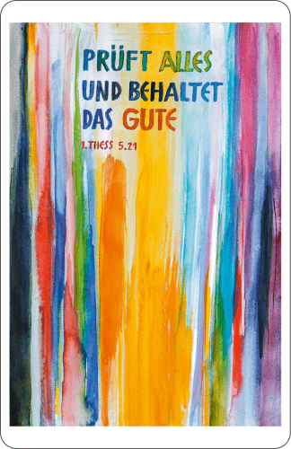 Prüft alles und behaltet das Gute (10 Kalender-Karten) - Jahreslosung Felger