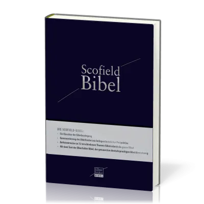 Scofield Bibel Elberfelder, Studienbibel - Kunstleder blau, einspaltig