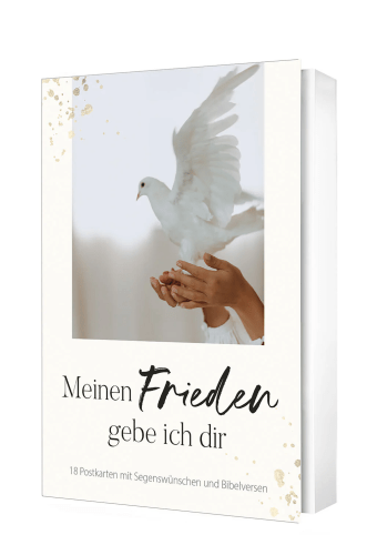 Meinen Frieden gebe ich dir (Postkarten-Set) - 18 Postkarten mit Segenswünschen und Bibelversen