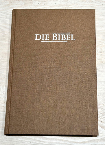 Elberfelder Bibel CSV Hückeswagen Standardausgabe - Hardcover, Leinen sandbraun, Lesezeichen