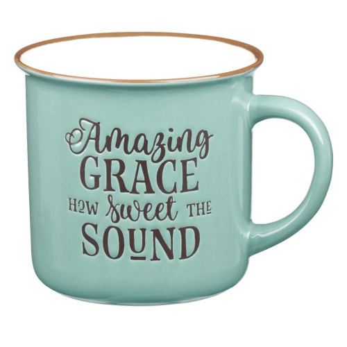 Tasse - Amazing Grace - türkis, 390ml