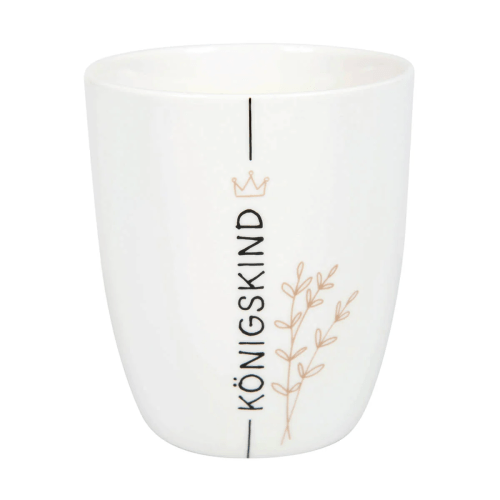 Tasse - Königskind - weiss, 350ml