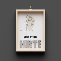 Jesus ist mein Hirte - Wandbild A5