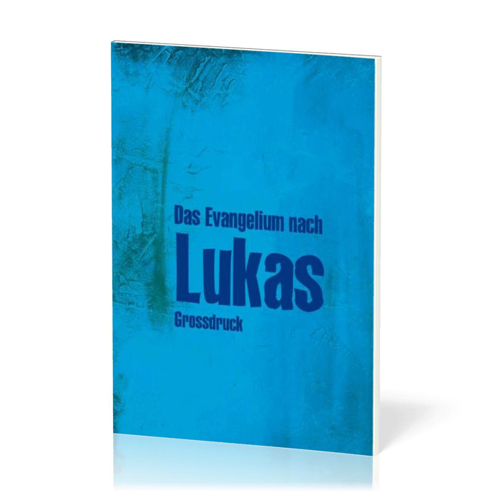 Elberfelde CSV Hückeswagen, Das Evangelium nach Lukas, Grossdruck - Paperback blau