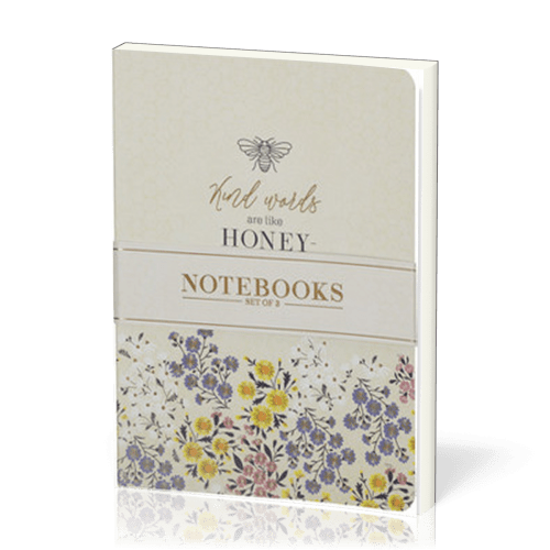 Kind Words Are Like Honey Large Notebook Set - 3-er Set