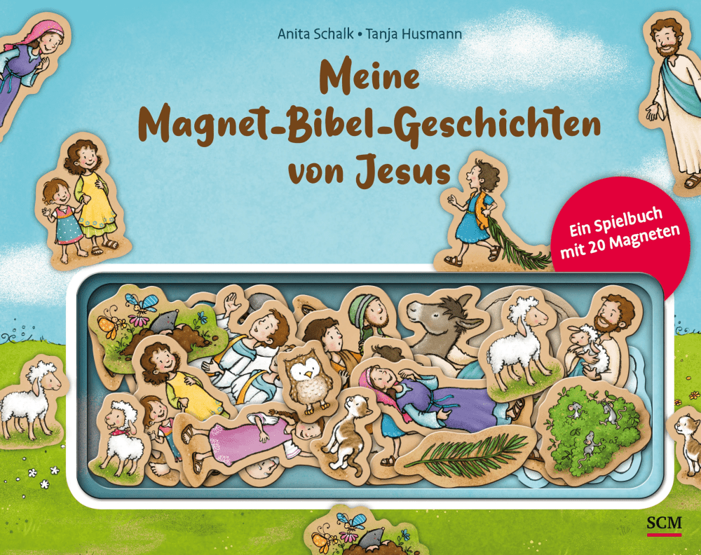 Meine Magnet-Bibel-Geschichten von Jesus - Ein Spielbuch mit 20 Magneten