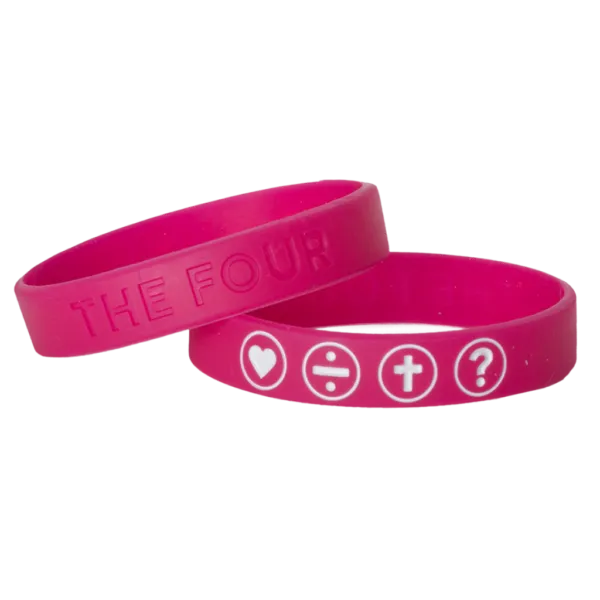 The Four - Armband magenta 150 mm